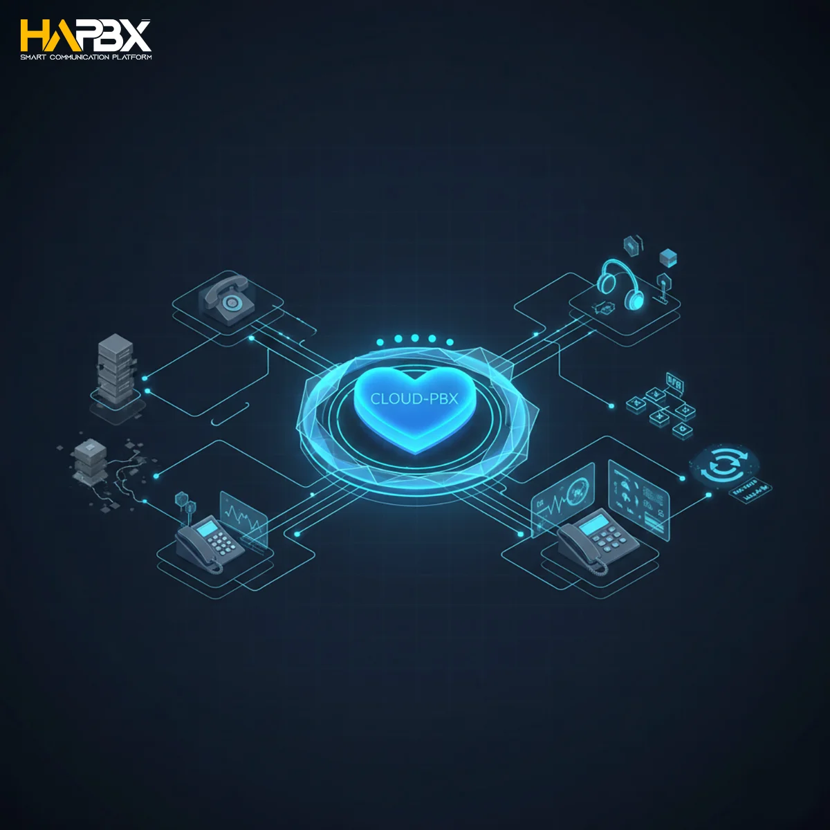 Is your Call Center PBX a liability? Downtime means lost revenue and damaged trust. Upgrade to HAPBX: engineered for near-perfect uptime.