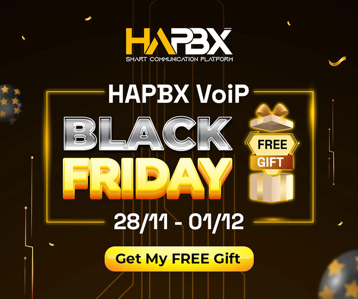 Get 50% OFF all HAPBX plans during our Black Friday event! Same budget, maximum power.