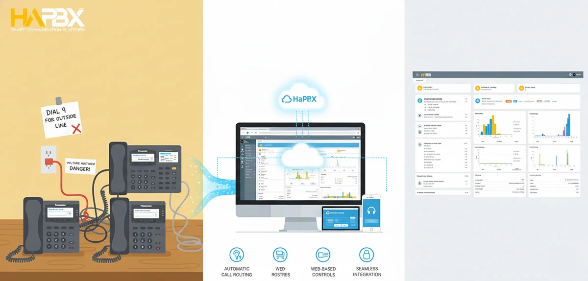 Analog PBX phone system — the backbone of legacy communication.