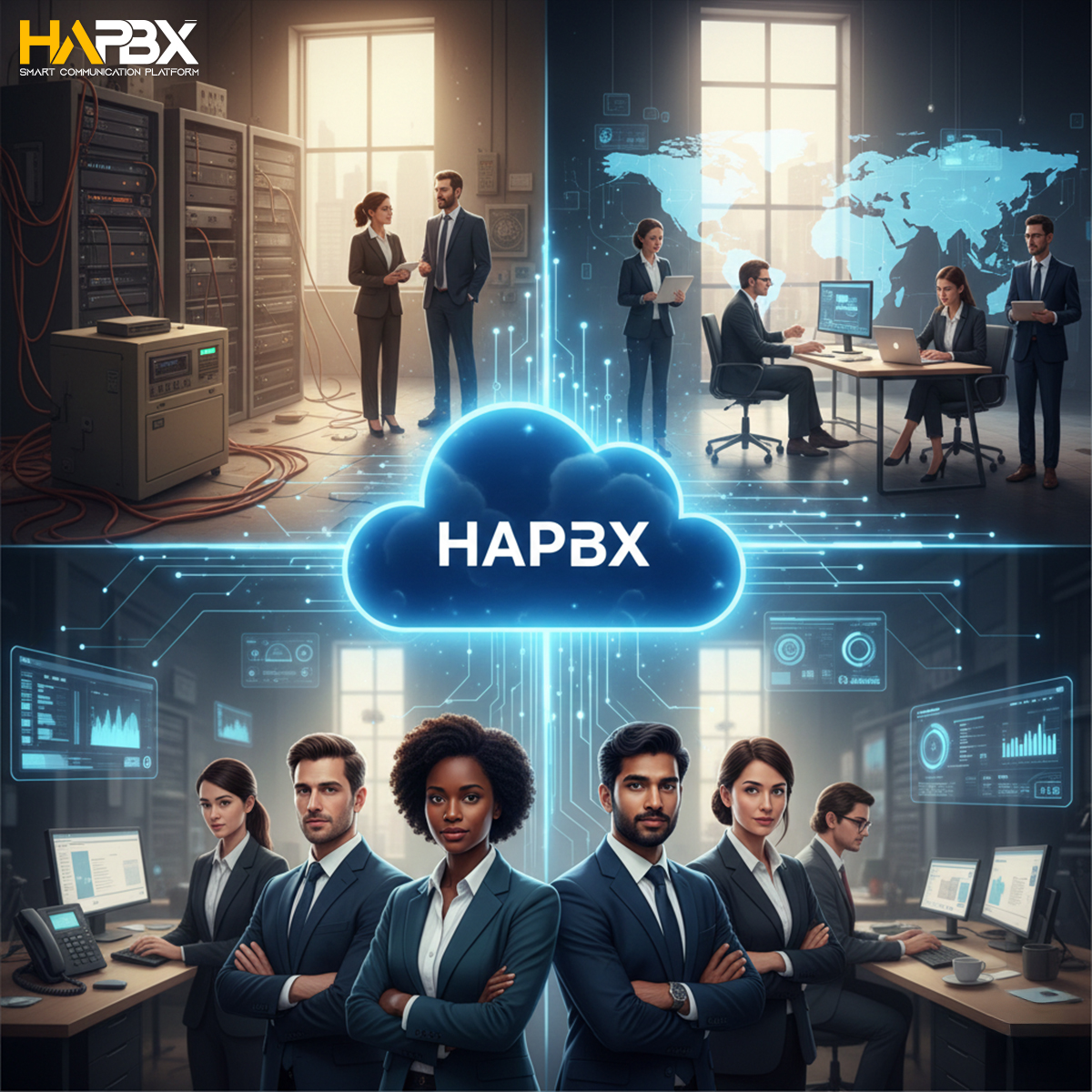Unlike analog systems, a Cloud PBX allows businesses to add unlimited extensions instantly as they grow.