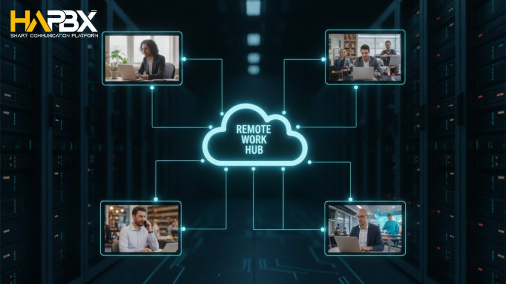 Hosted PBX supports work-from-anywhere flexibility