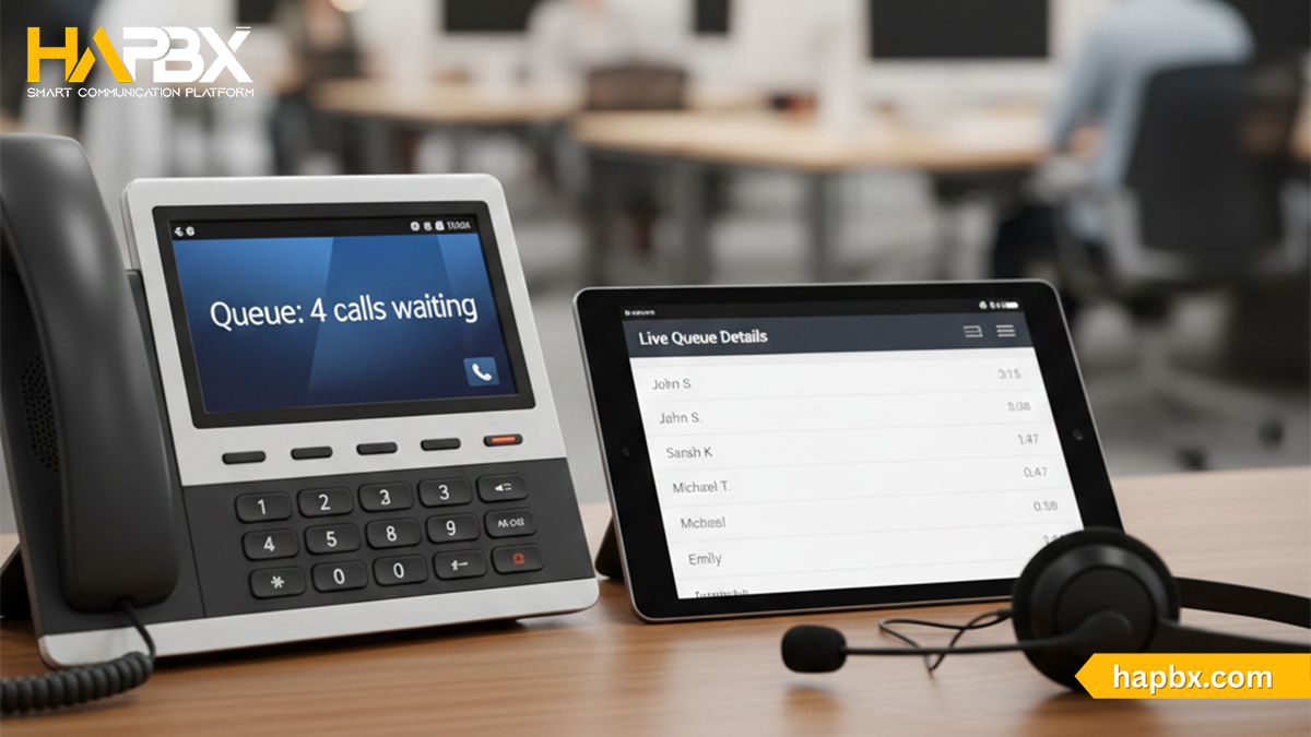 Cloud PBX Call Queues Management: Features, Benefits and Setup Guide with HaPBX